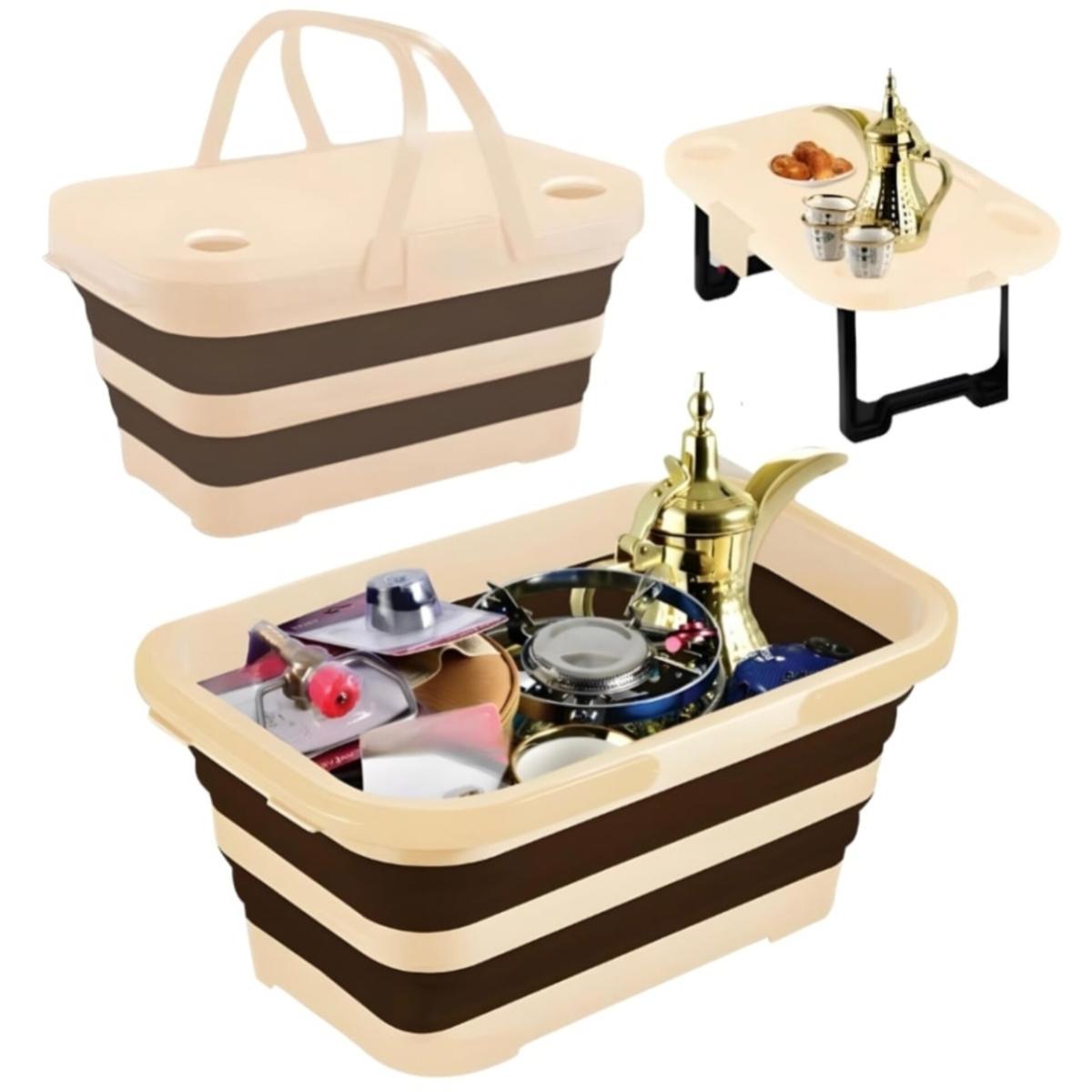 30L Large Foldable Plastic Storage Basket