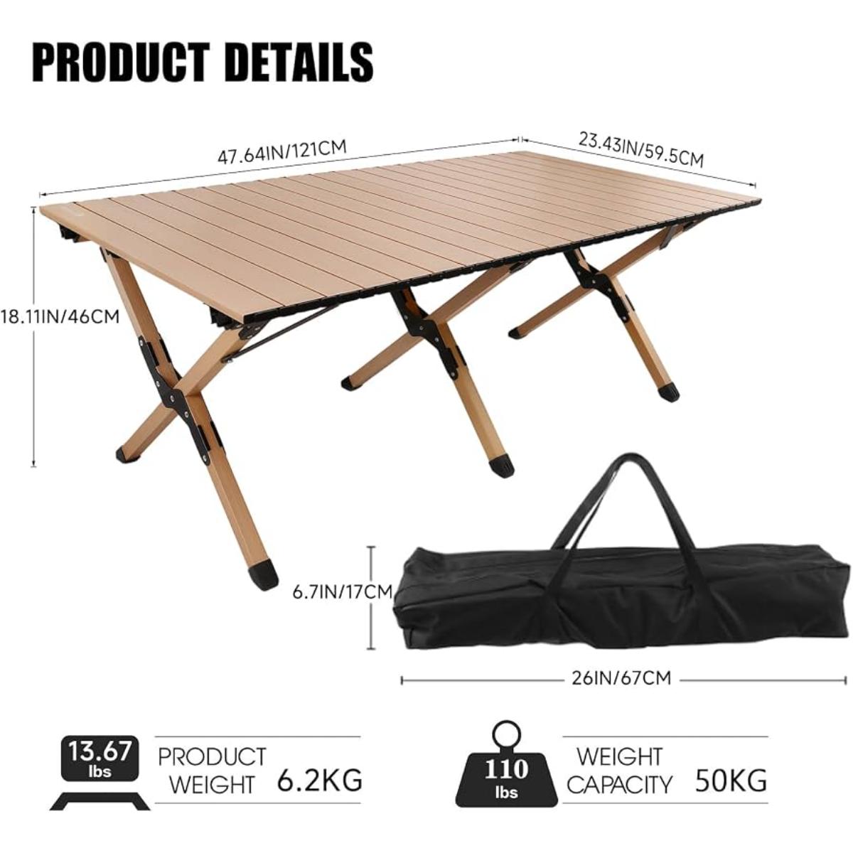 Portable Folding Camping Table