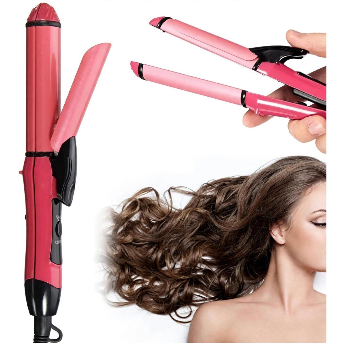 2 in 1 Hair Straightener and Curler
