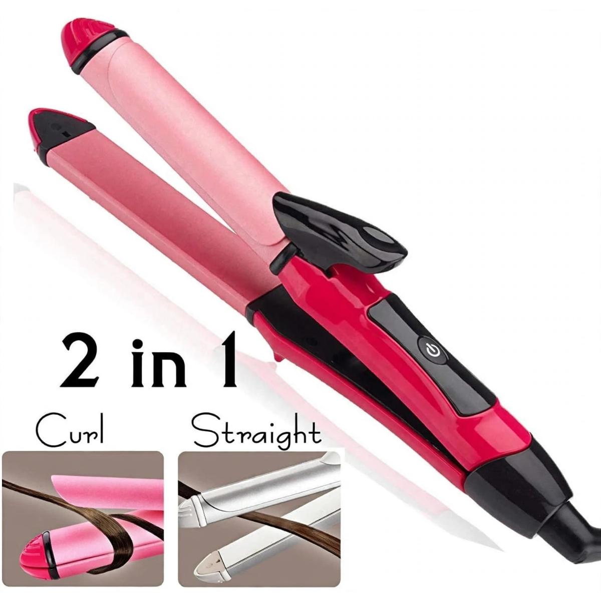 2 in 1 Hair Straightener and Curler