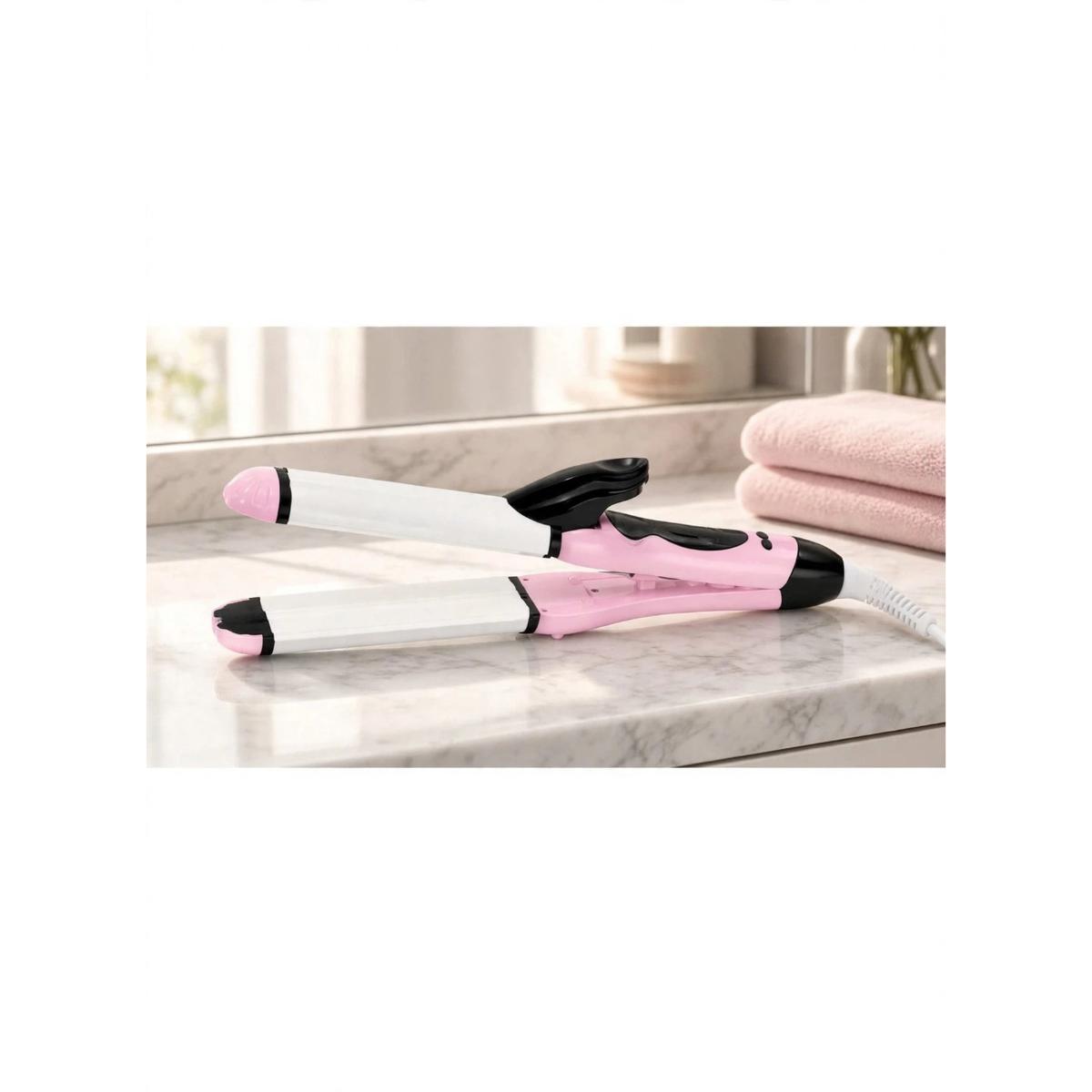 2-in-1 Hair Straightener and Curler
