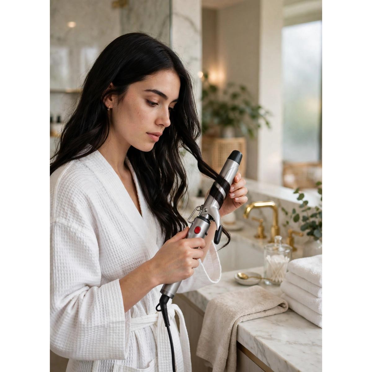 Professional Curling Iron with Ceramic Coating