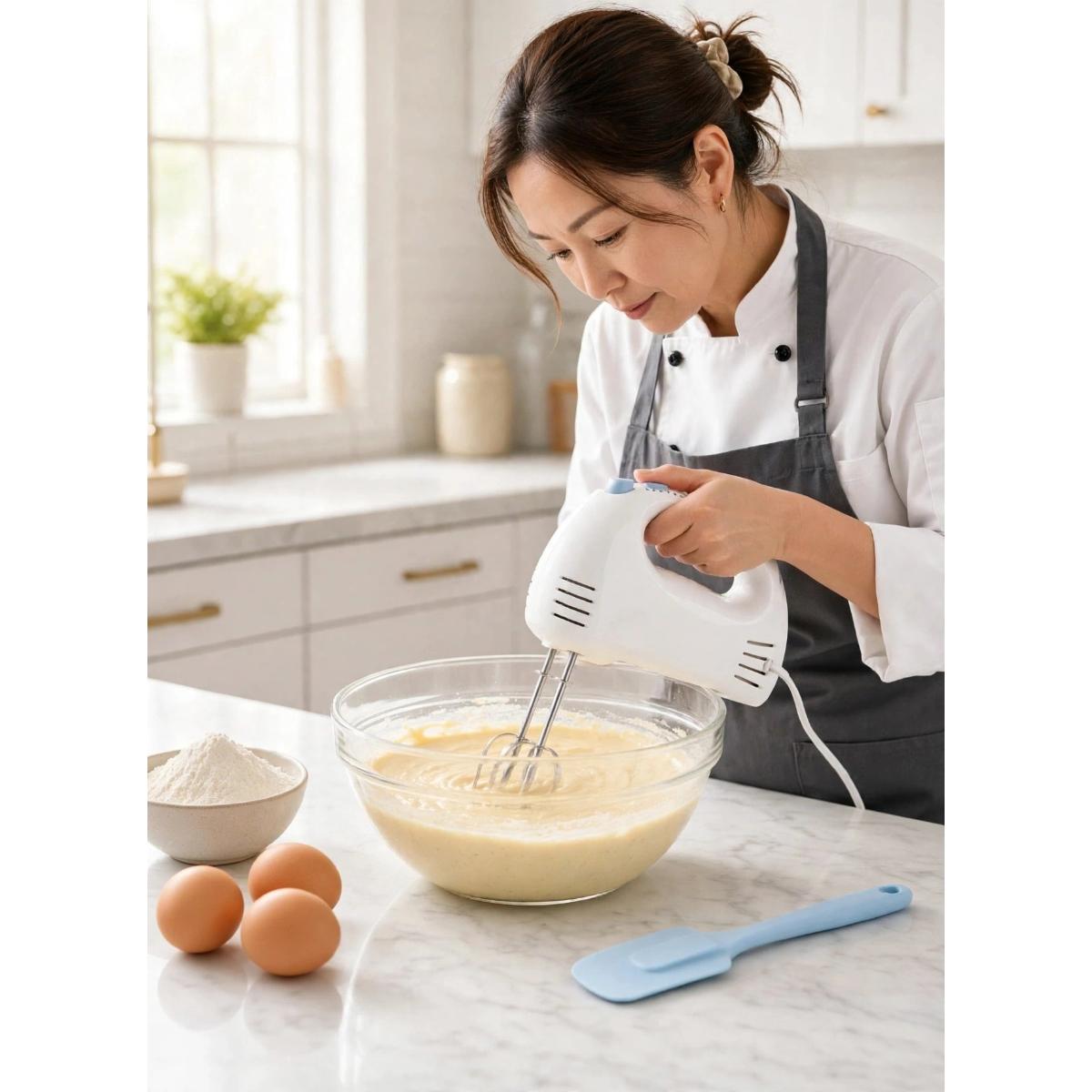 250W Electric Hand Mixer with 7 Speed Control
