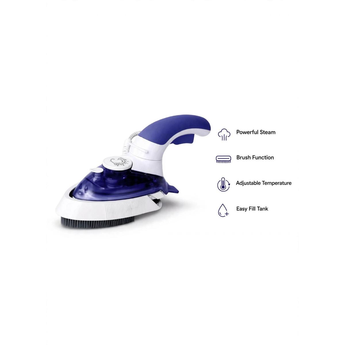 Portable Travel Steam Iron with Non-Stick Soleplate
