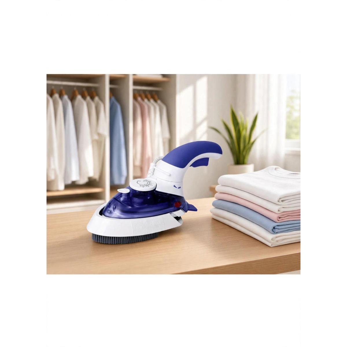 Portable Travel Steam Iron with Non-Stick Soleplate