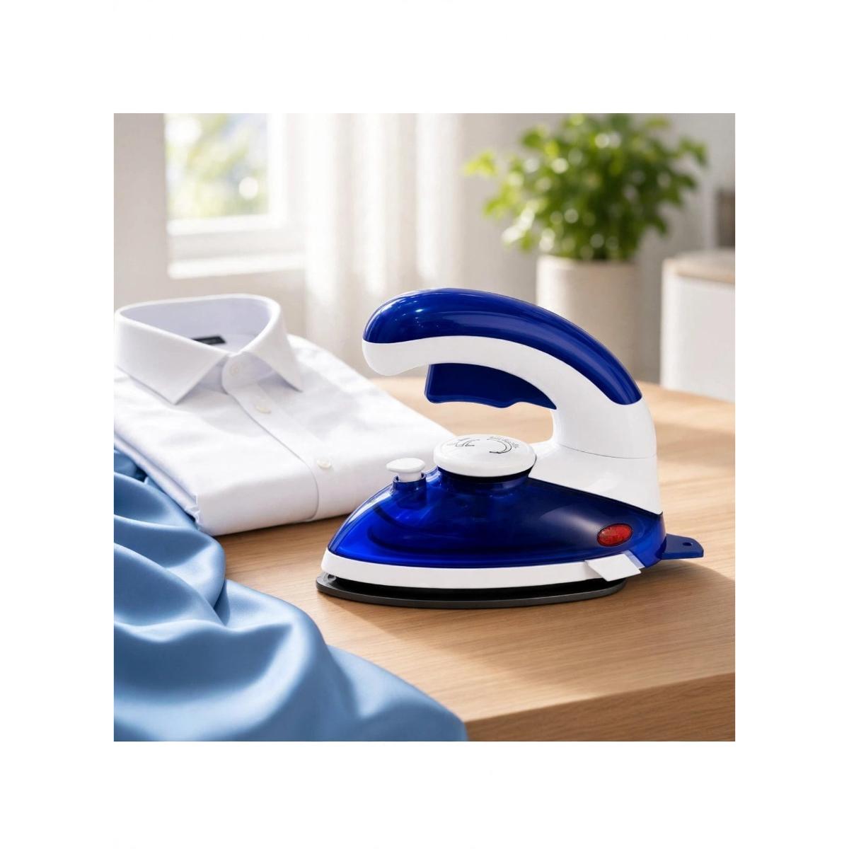 Portable Travel Steam Iron with Non-Stick Soleplate
