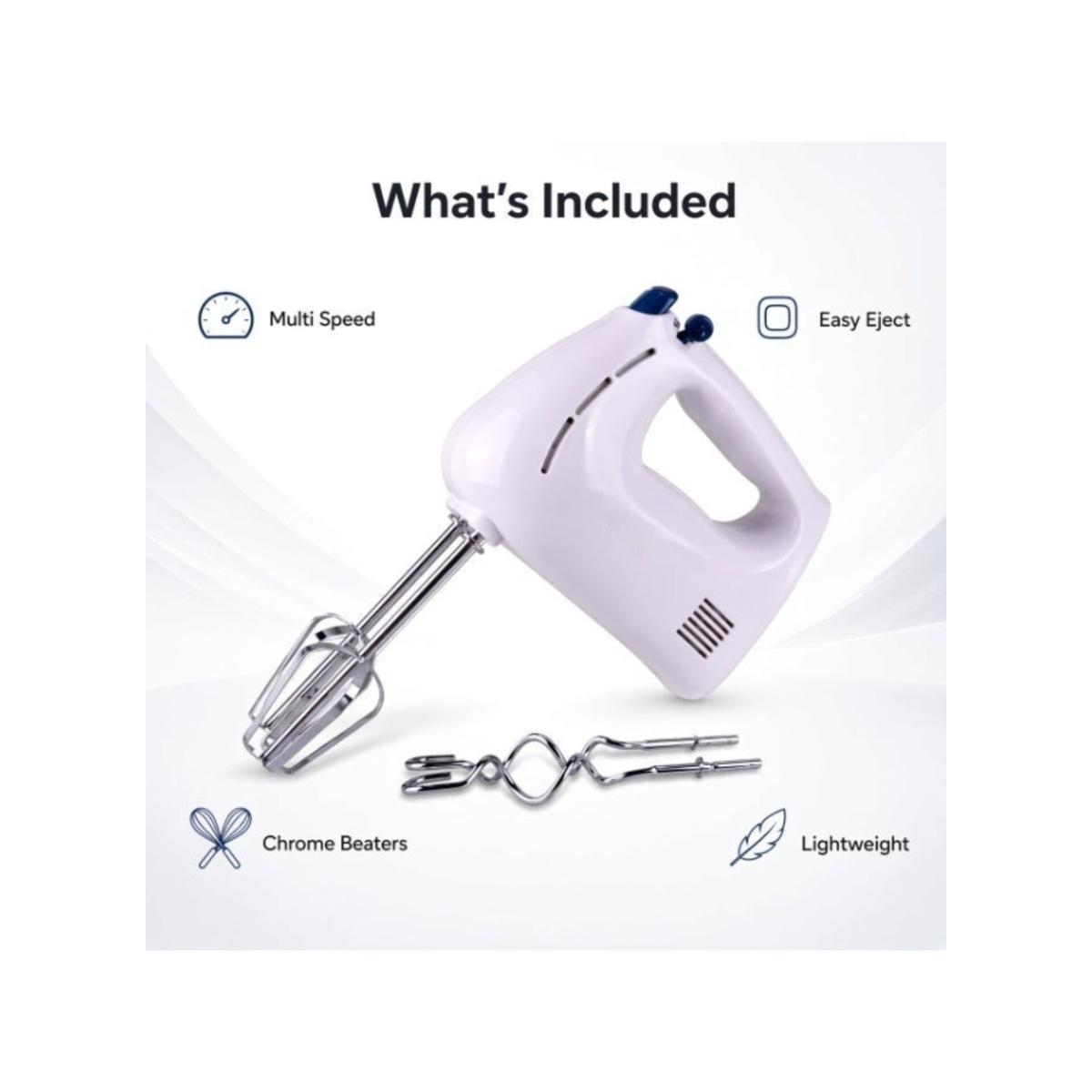 250W Electric Hand Mixer with 7 Speed Settings