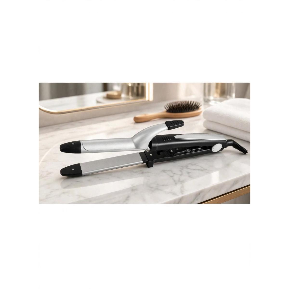 Hair Curling Iron with Ceramic Coated Plates