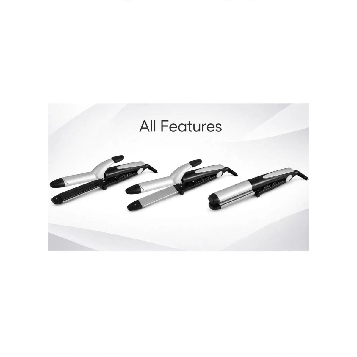 Hair Curling Iron with Ceramic Coated Plates