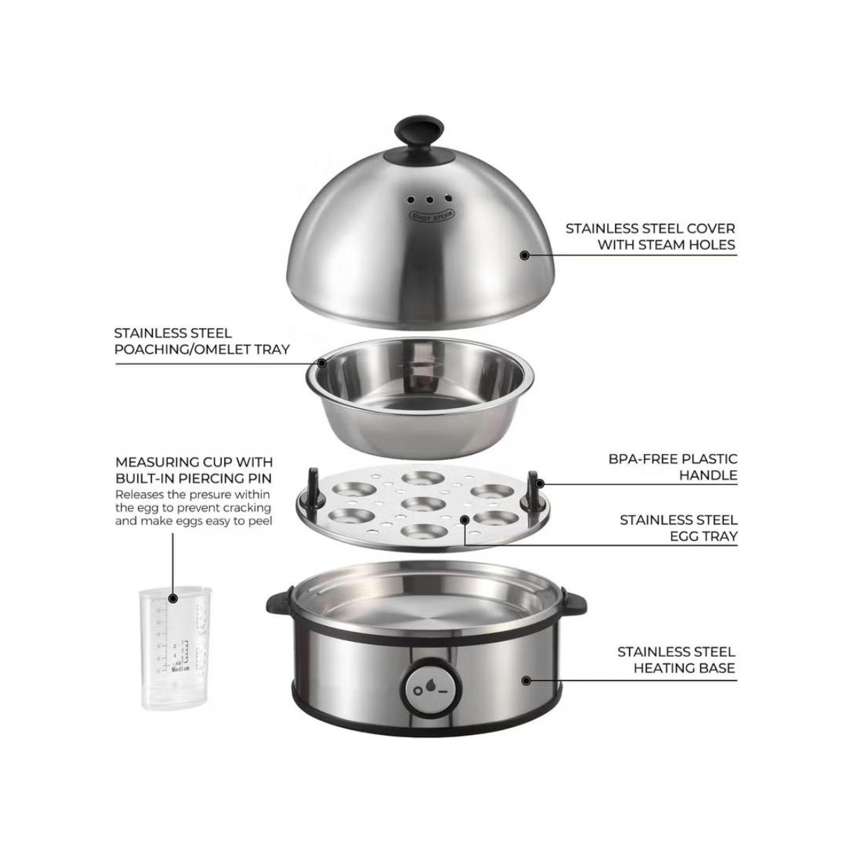 7 Egg Electric Boiler Cooker 360W