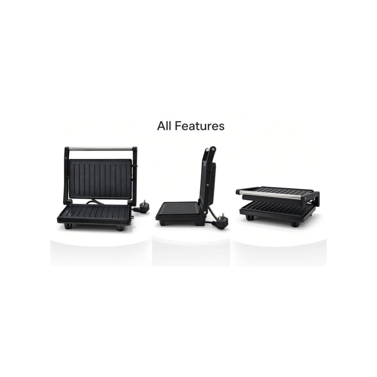 2 Slice Electric Grill Maker Sandwich Press