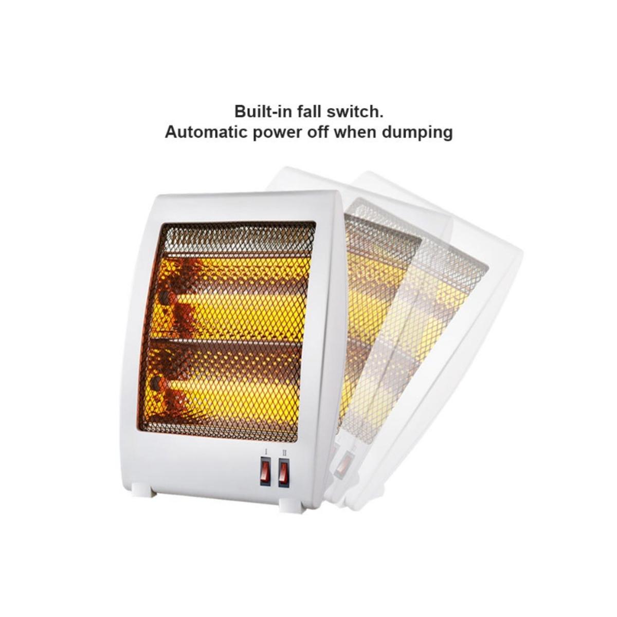 Quartz Room Heater 800W with 2 Heating Powers