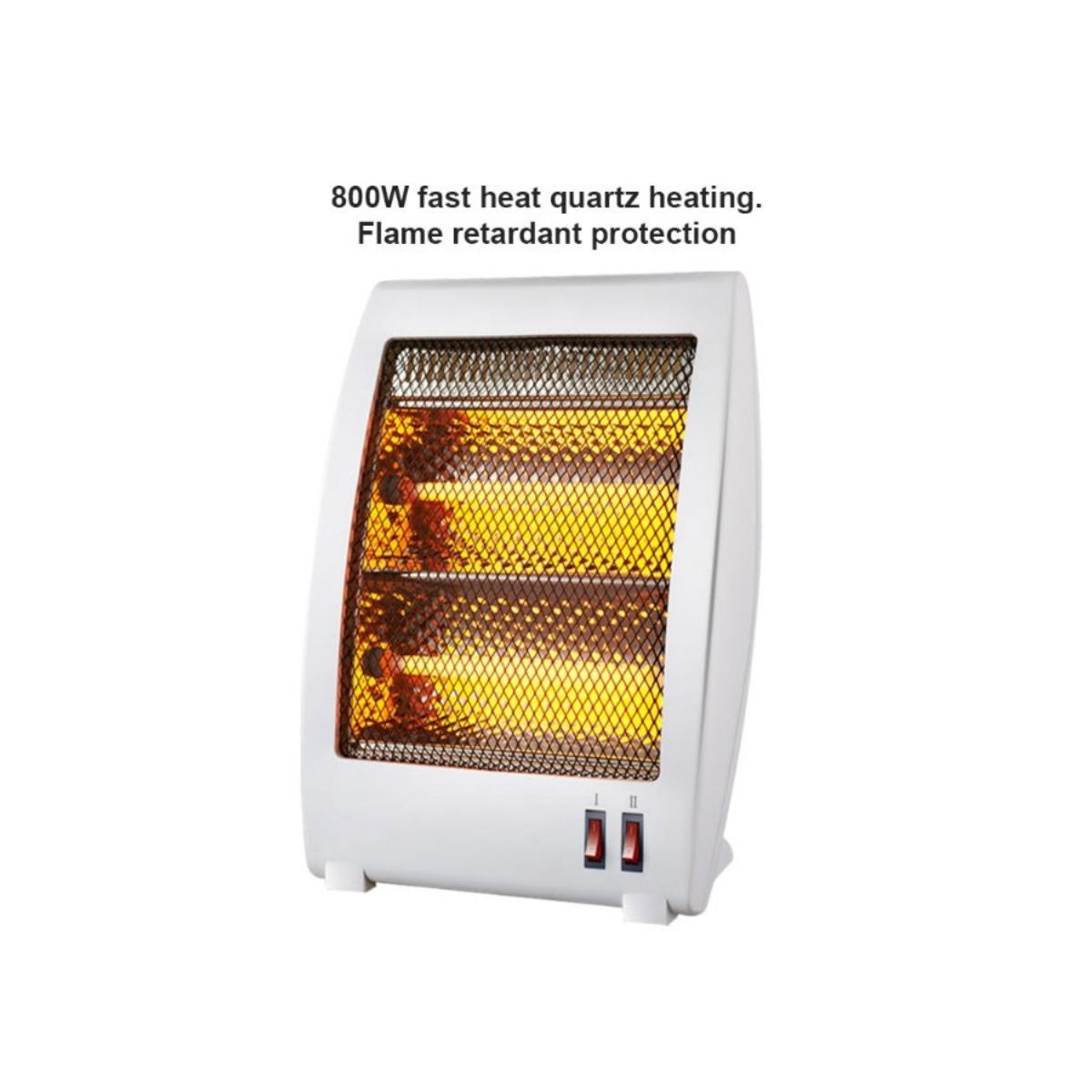 Quartz Room Heater 800W with 2 Heating Powers