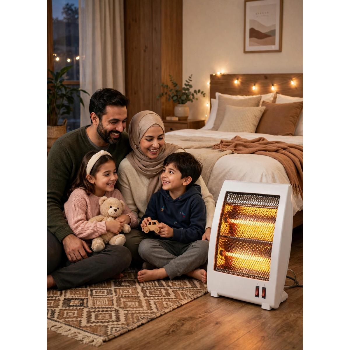Quartz Room Heater 800W with 2 Heating Powers