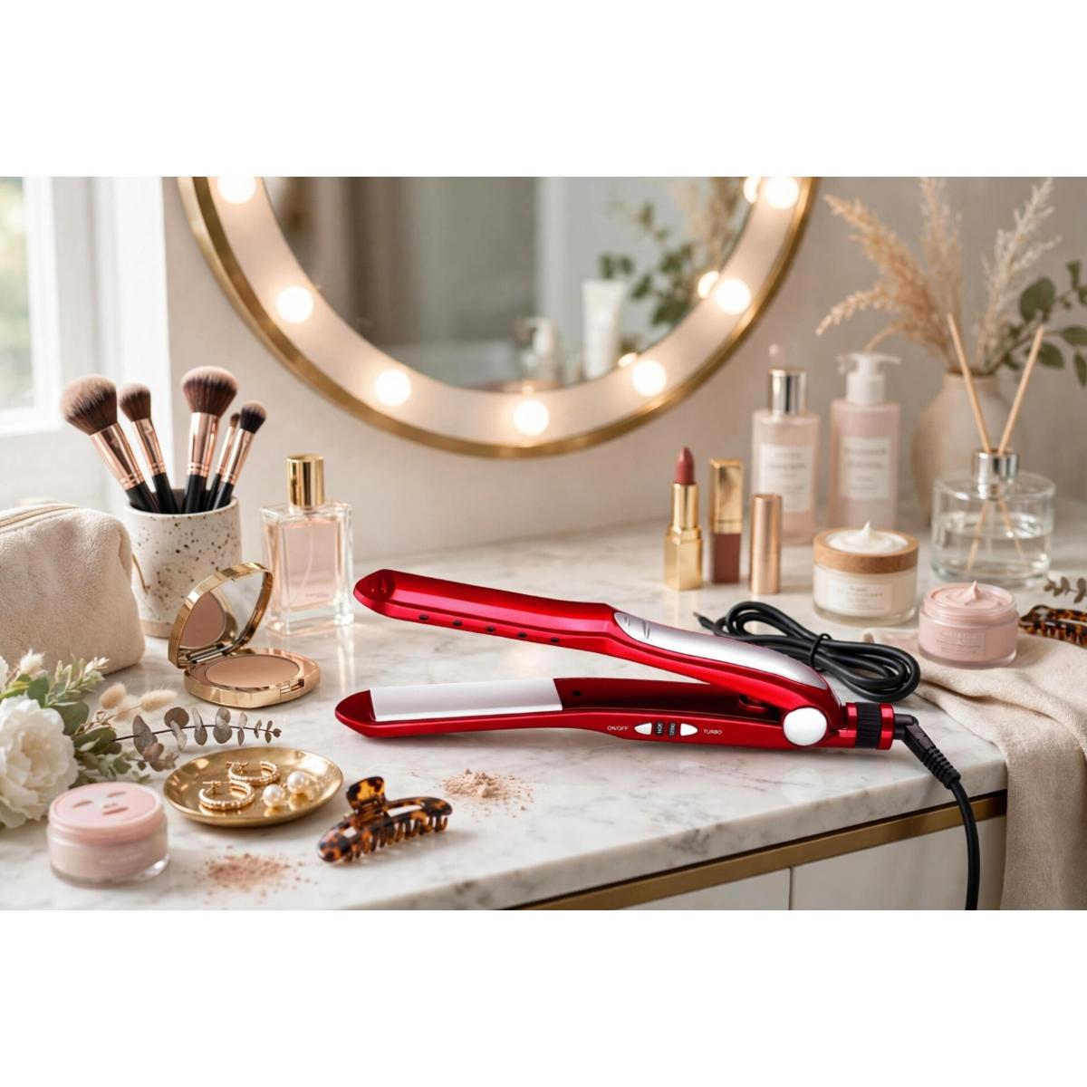 Ceramic Hair Crimper with Temperature Control