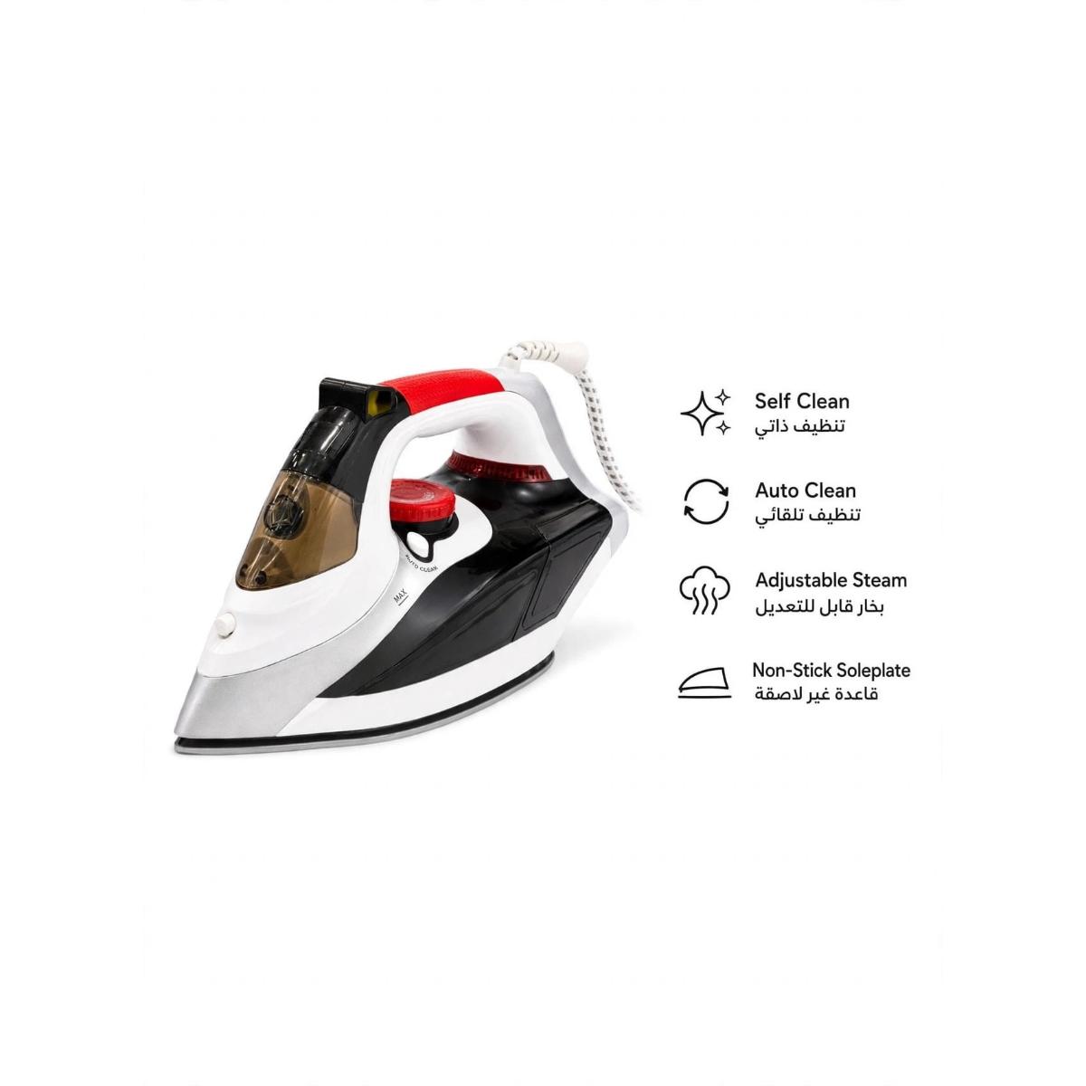 Steam Iron for Clothes with Powerful Steam Function