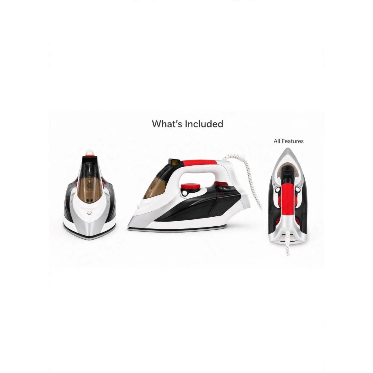 Steam Iron for Clothes with Powerful Steam Function