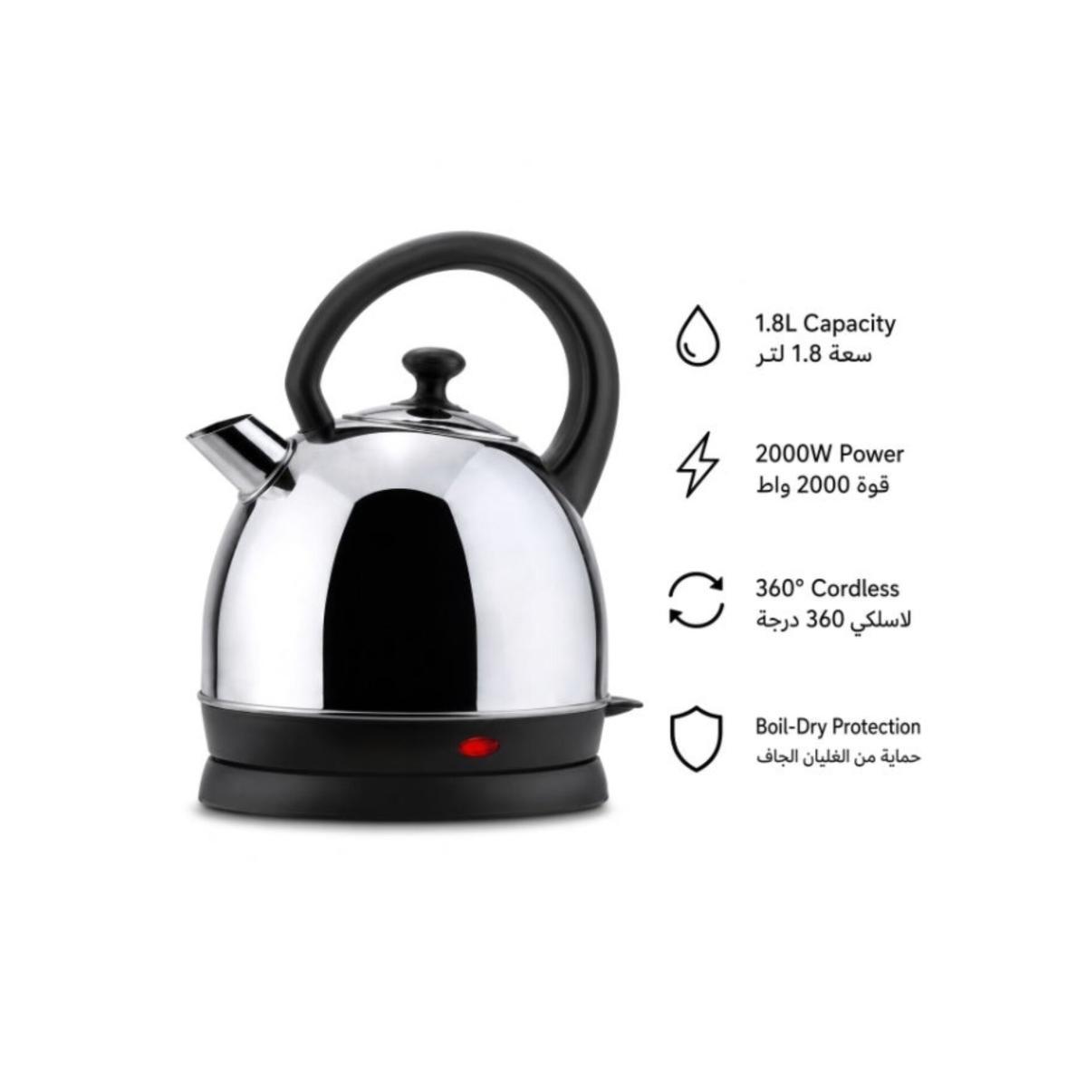 1.8L Stainless Steel Electric Kettle