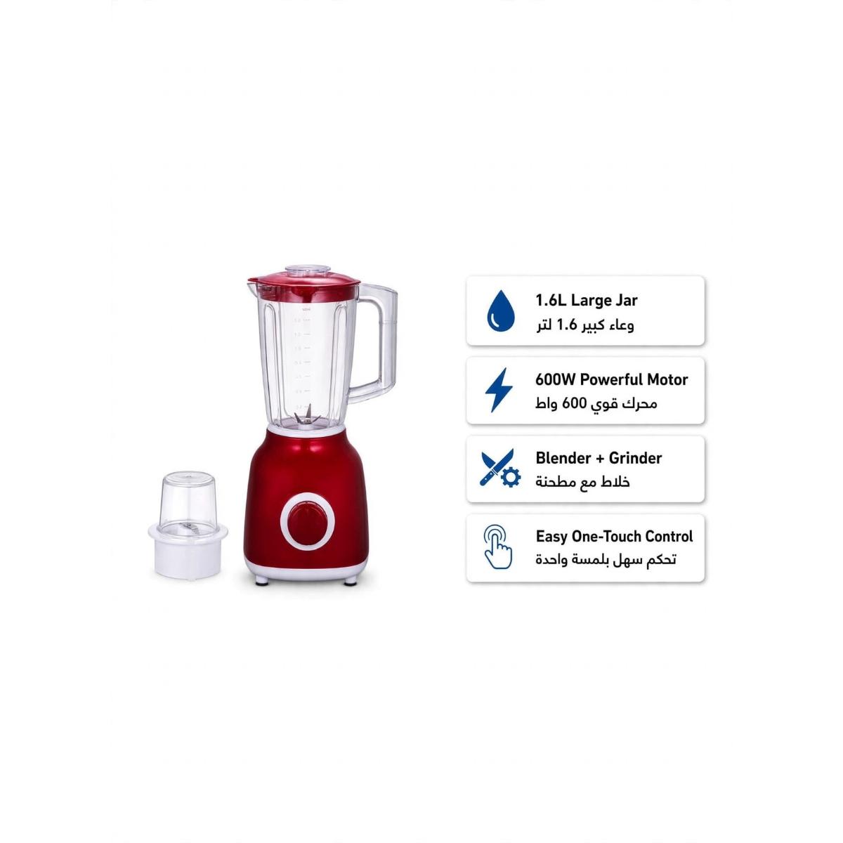 600W Mixer Grinder with 1.6L Blending Jar