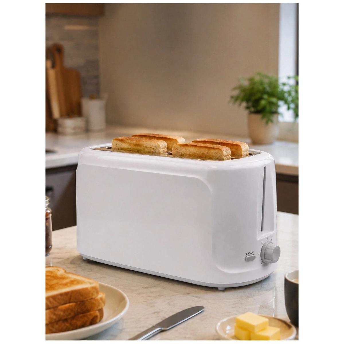 4 Slice Bread Toaster, Electric Toaster