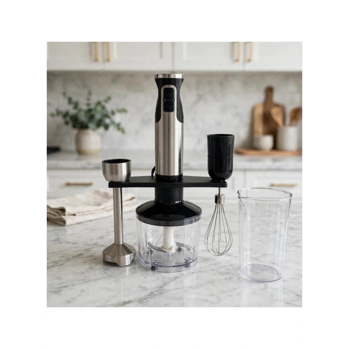 600W 5-in-1 Hand Blender with Chopper