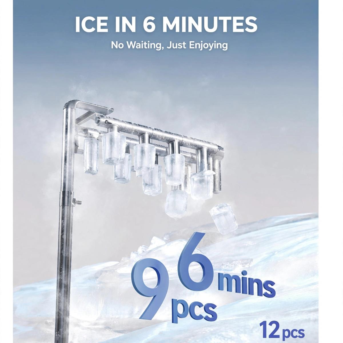 Portable Countertop Ice Maker Machine