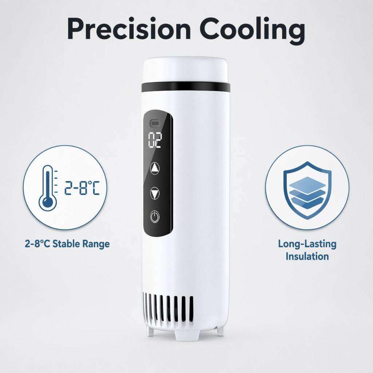 Portable Electric Insulin Cooler Travel Case