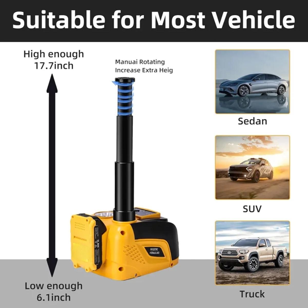 Electric Hydraulic Car Jack 5 Ton