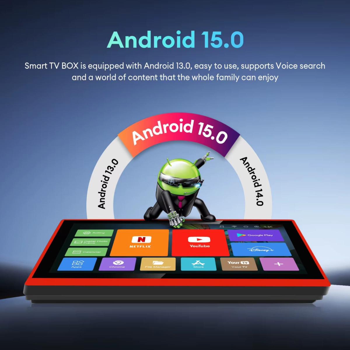 14.1 Inch Portable Smart Android TV Monitor