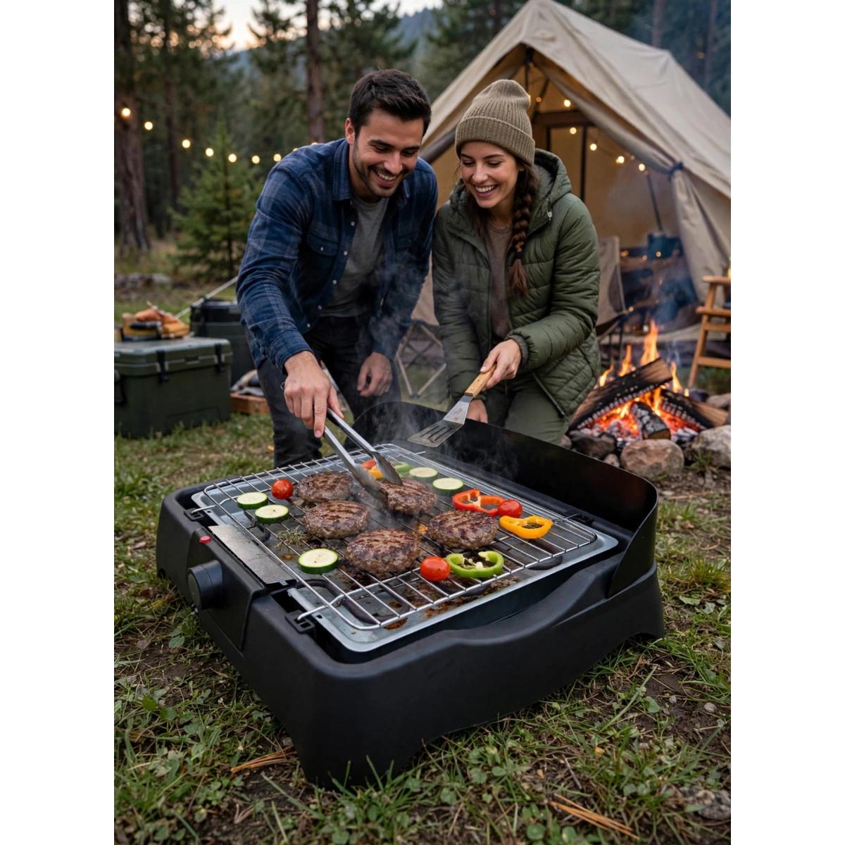 Portable Electric Barbecue Grill