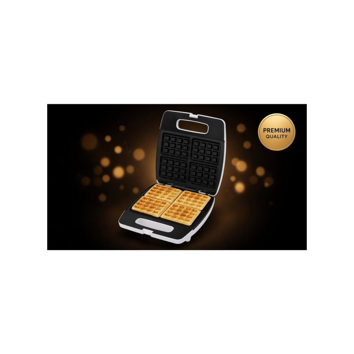 Electric 4-Slice Non-Stick Waffle Maker
