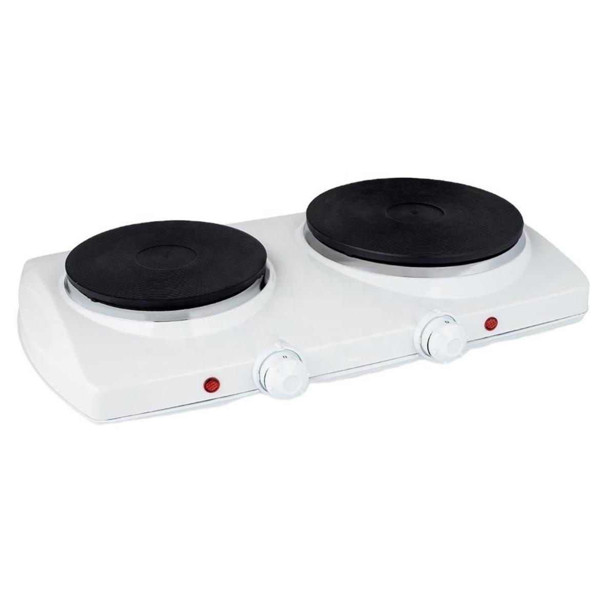 Dual-Burner Portable Electric Hot Plate