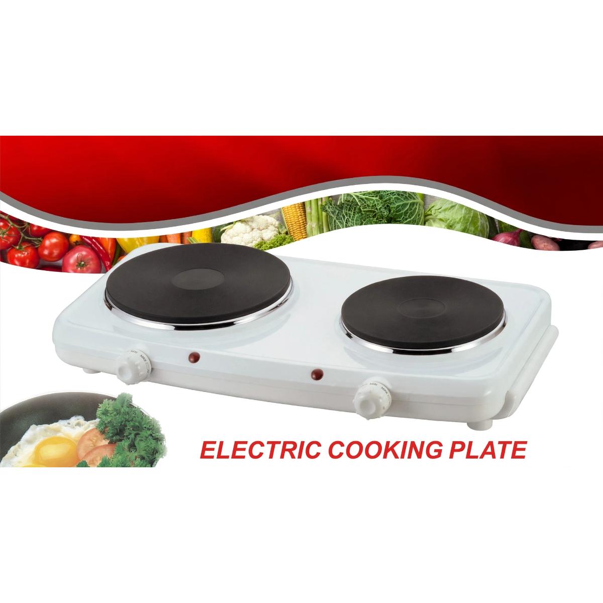 Dual-Burner Portable Electric Hot Plate