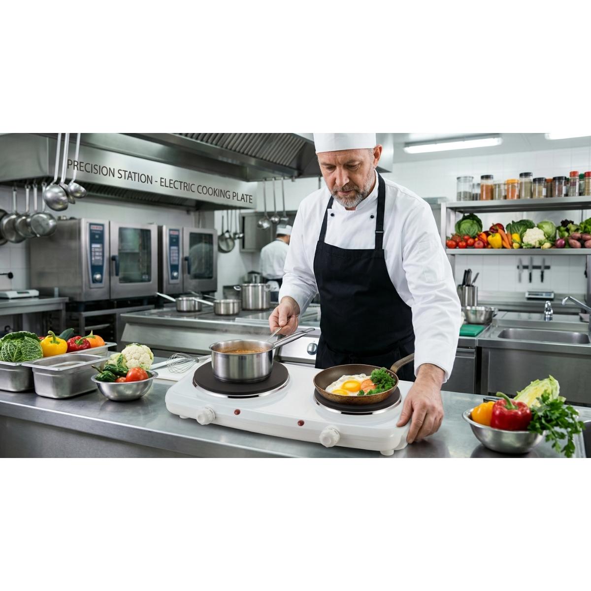 Dual-Burner Portable Electric Hot Plate
