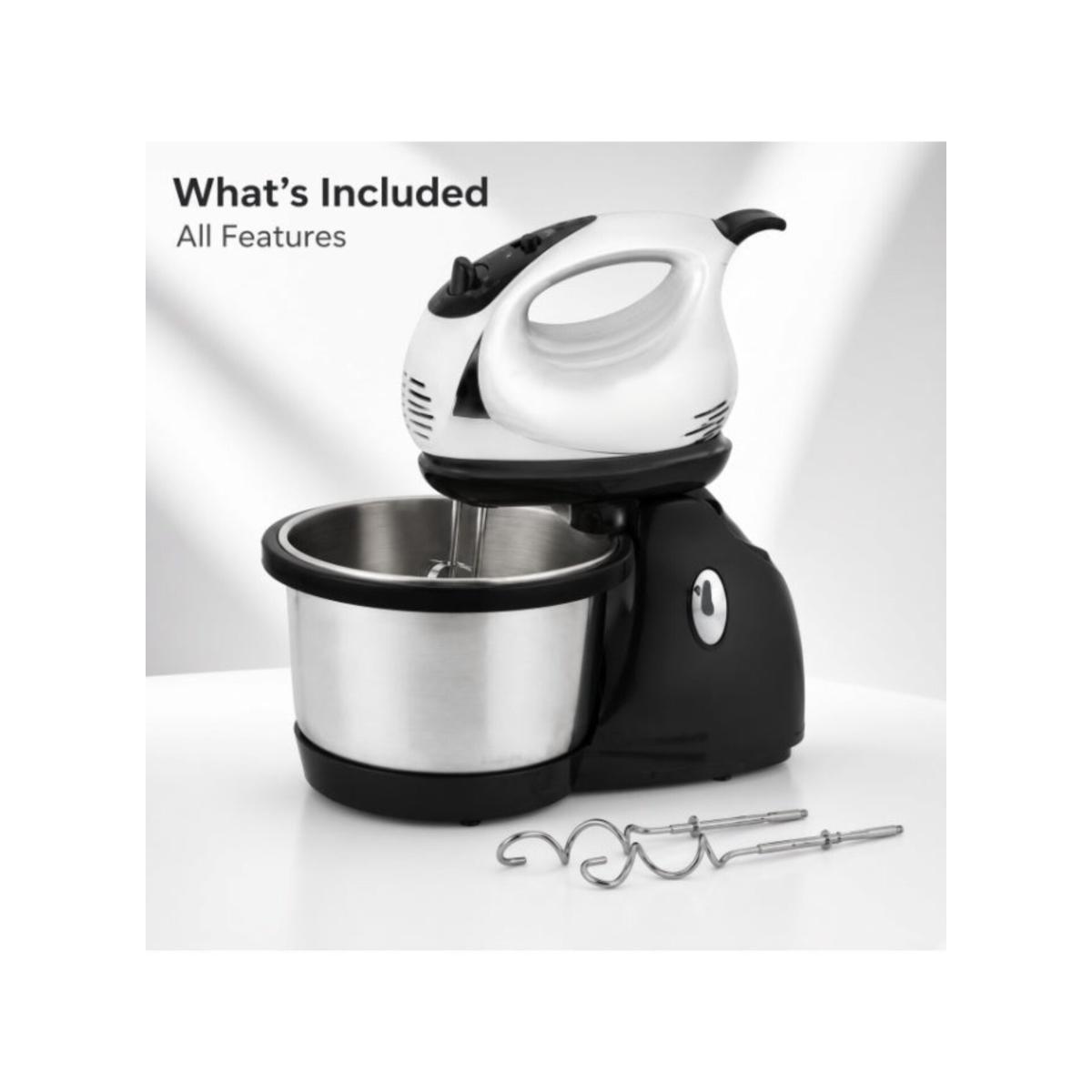 Hand Mixer with Steel Bowl