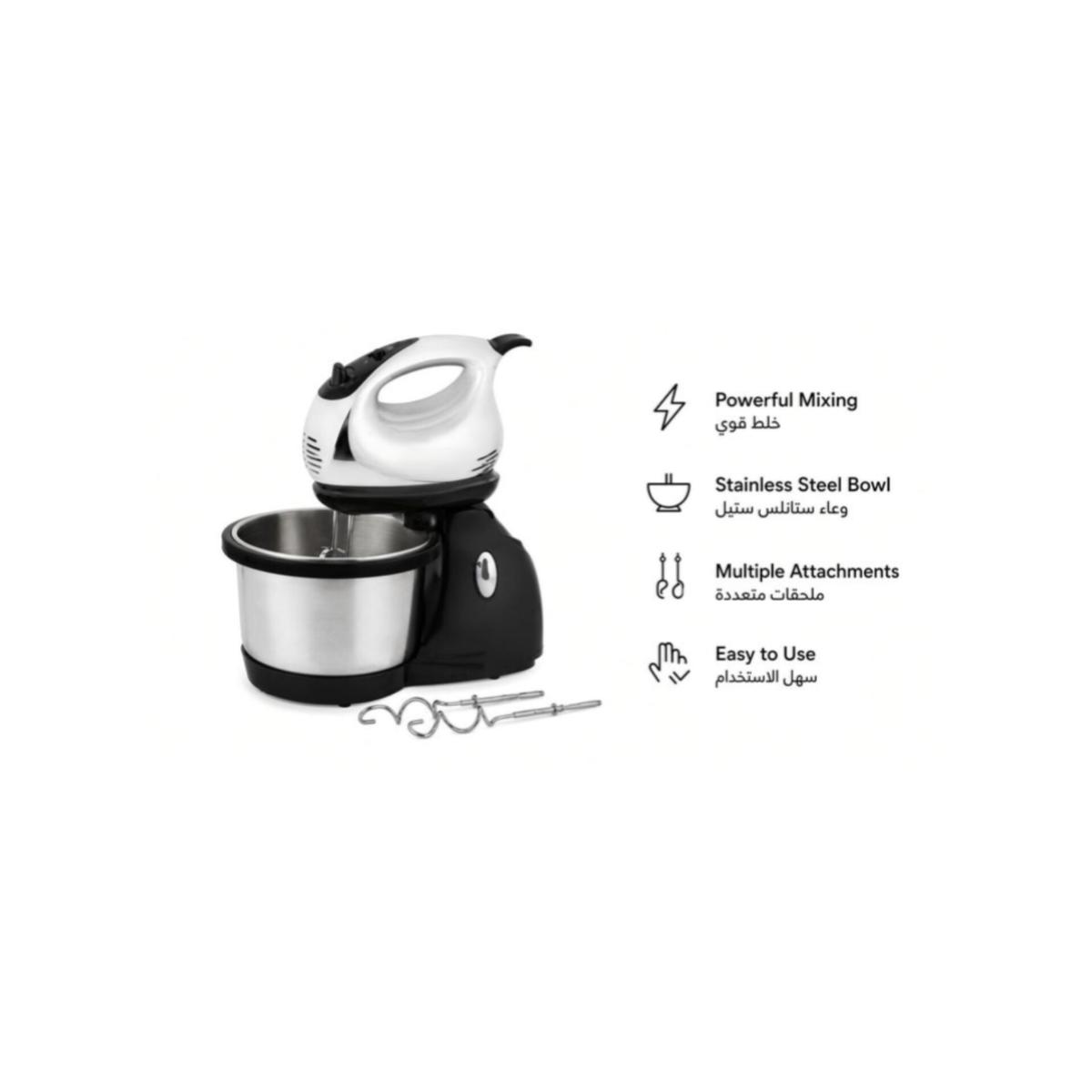 Hand Mixer with Steel Bowl