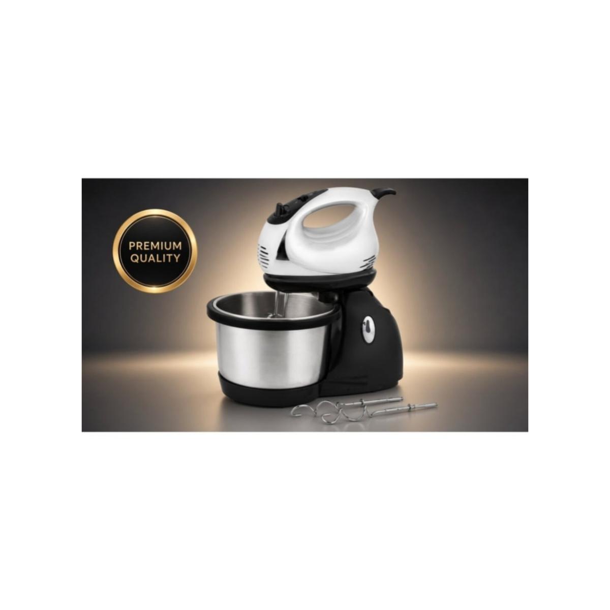 Hand Mixer with Steel Bowl