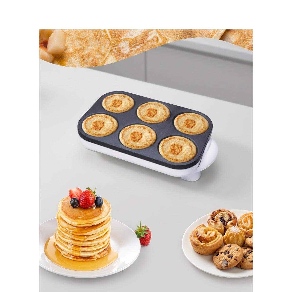 Electric Crepe Maker, 6-Piece Non-Stick Pancake