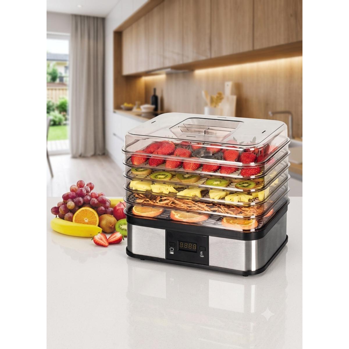 Digital Food Dehydrator, 5 Tray Fruit & Vegetable Dryer