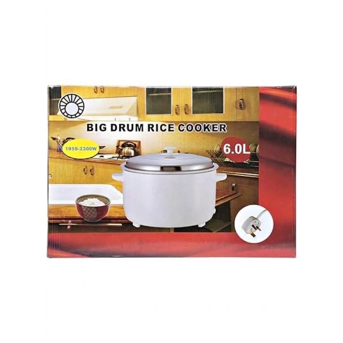 6L Big Drum Rice Cooker, 1950–2300W