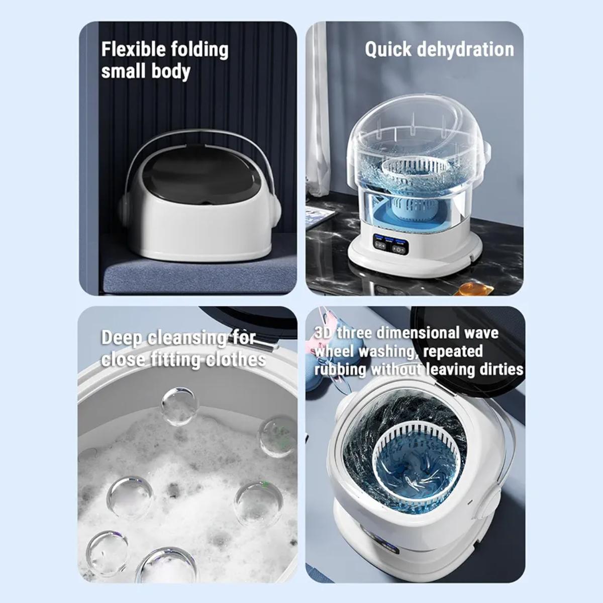 Portable Folding Mini Washing Machine
