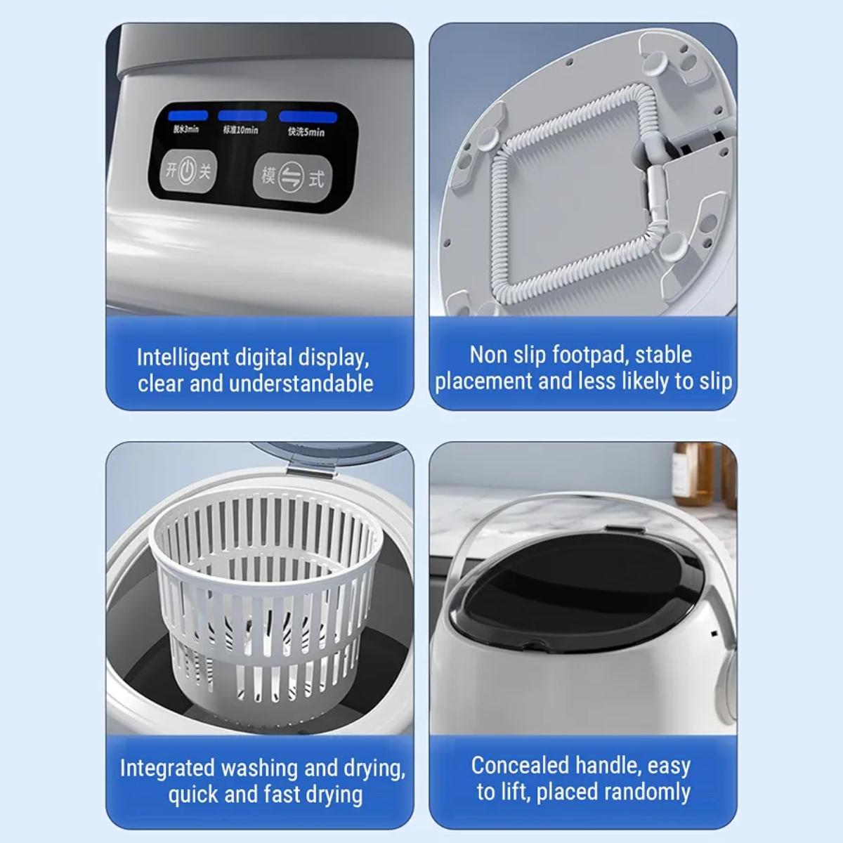 Portable Folding Mini Washing Machine