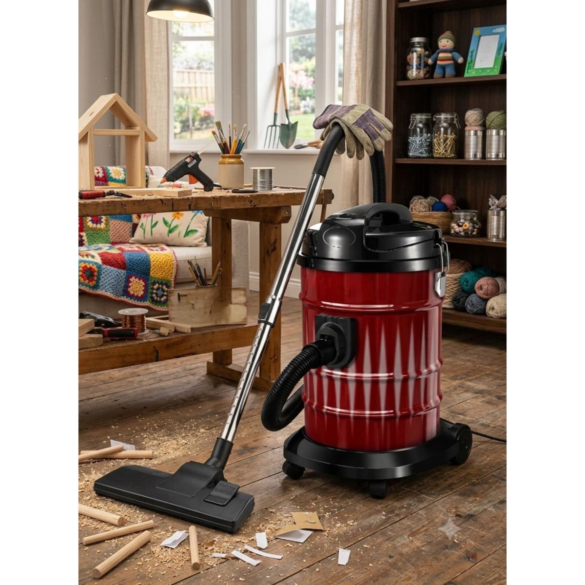 23L 2000W Metal Drum Vacuum Cleaner
