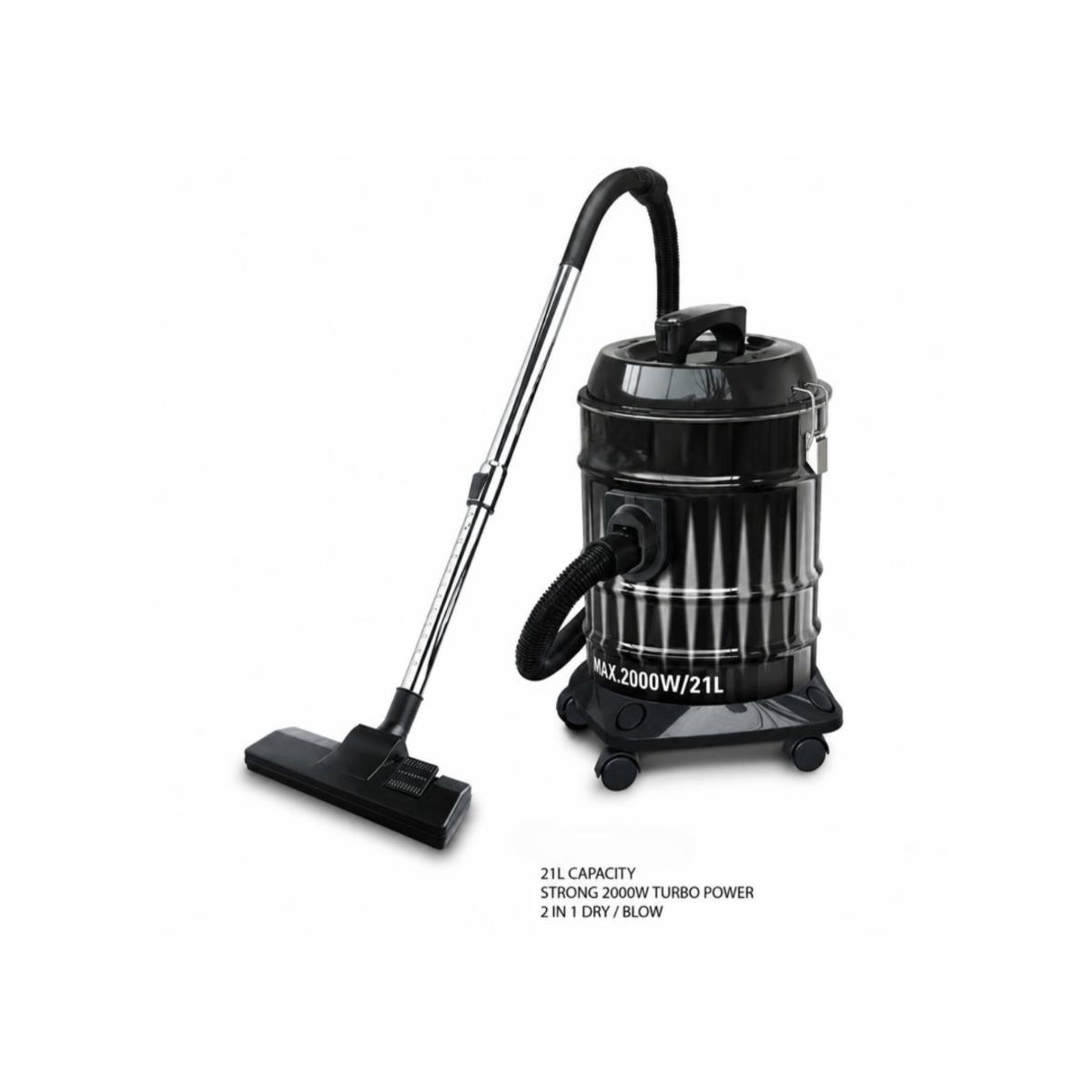 21L 2000W Metal Drum Vacuum Cleaner