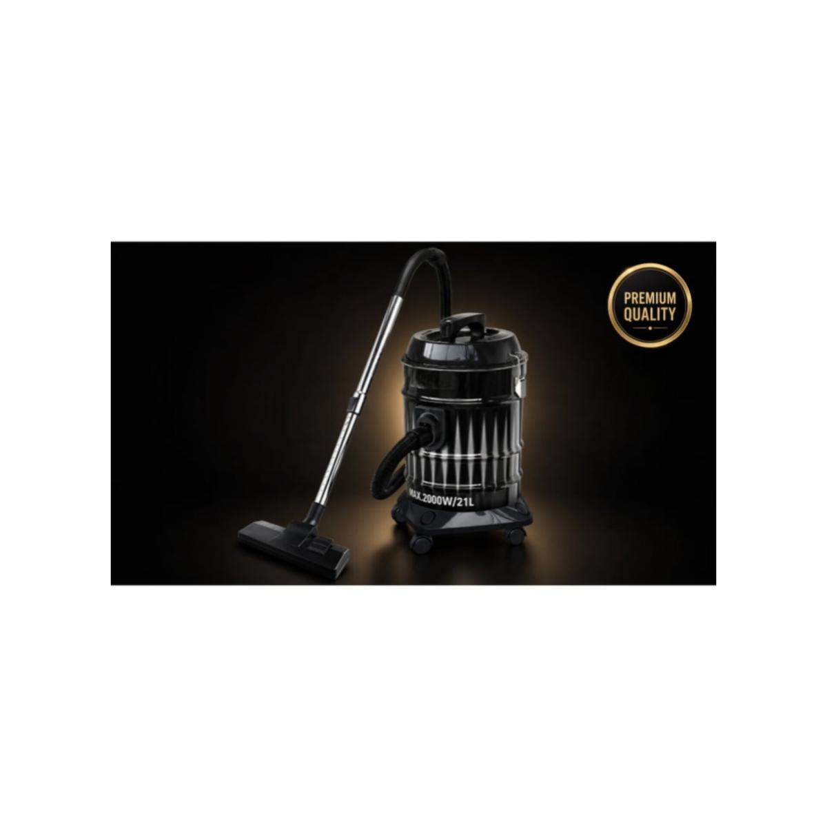 21L 2000W Metal Drum Vacuum Cleaner