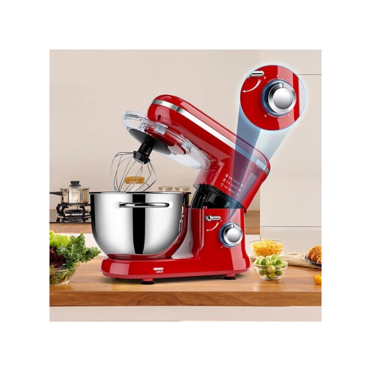 6L Stand Mixer with Steel Bowl
