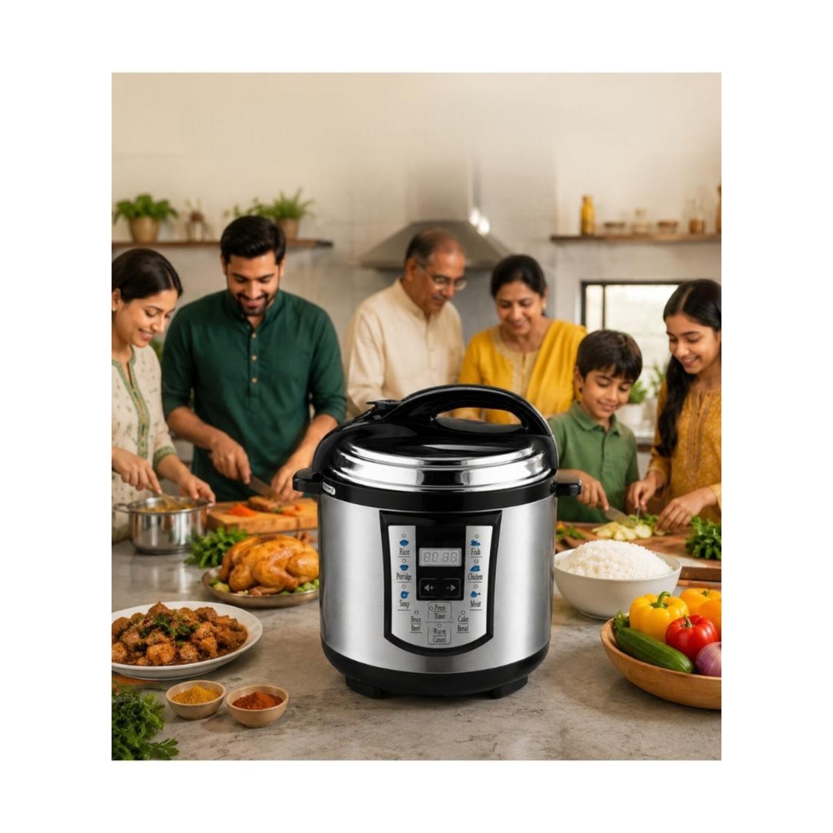 10L Electric Pressure Cooker 1600W
