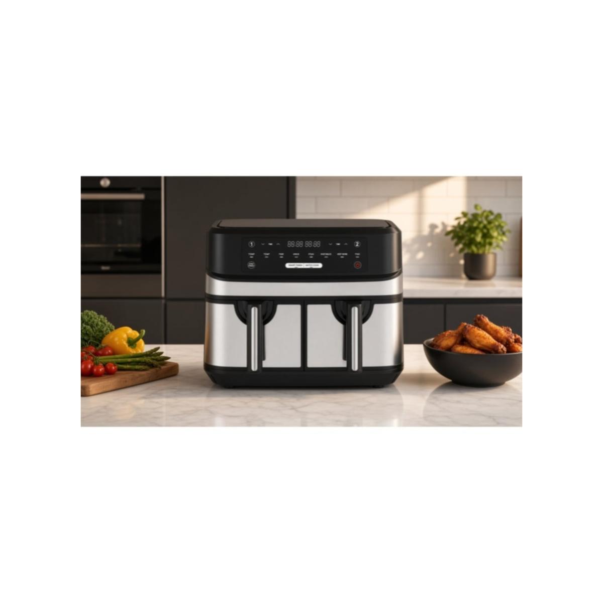 9L Digital Air Fryer with Dual Baskets