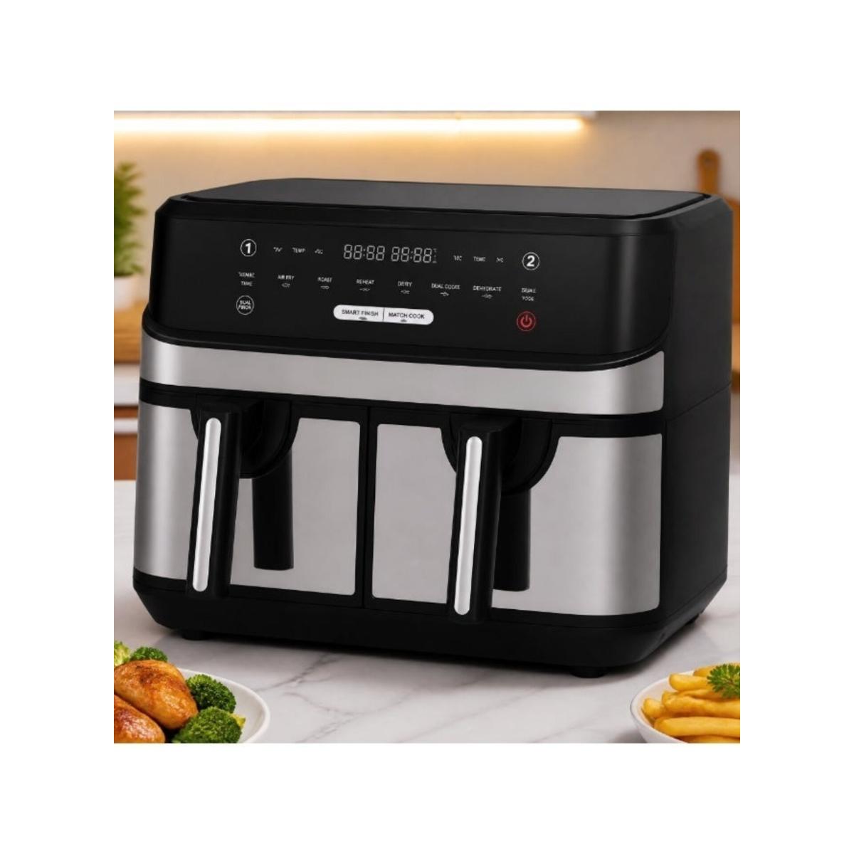 9L Digital Air Fryer with Dual Baskets