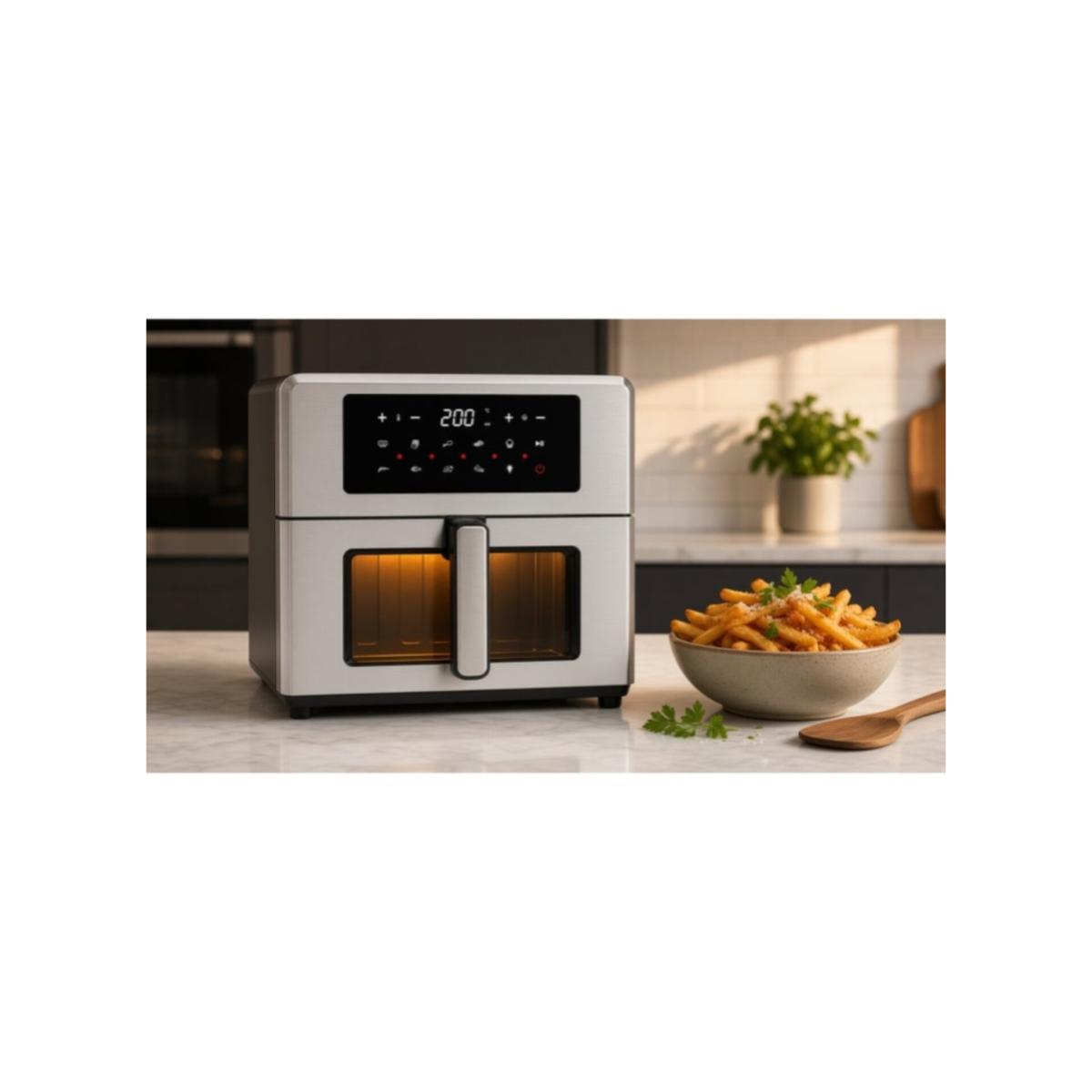 Digital Air Fryer with 10.5L Large Capacity,